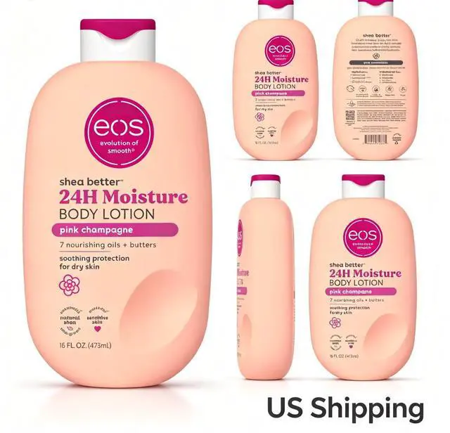 Main image of Pink Champagne 24Hour Hydrating Body Lotion, FastAbsorbing NonGreasy Moisturizer with Natural Shea Butter