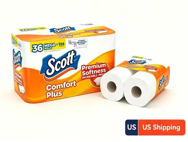 Main image of SepticSafe Toilet Paper, 310 Sheets Per Roll, FastDissolving Design to Avoid Plumbing Clogs