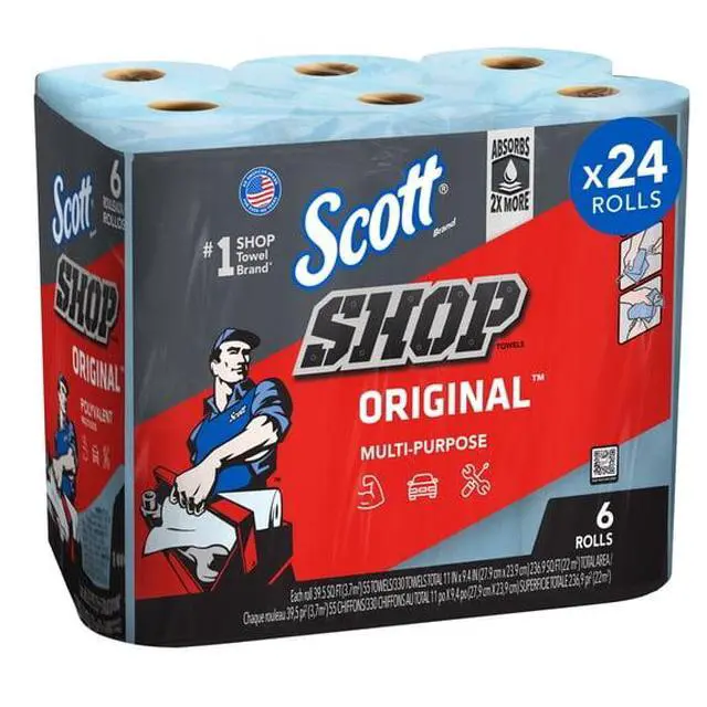 Alt view image 3 of 6 - HeavyDuty Absorbent Workshop Towels, 1320 Total Count for Home, Garage and Automotive Maintenance