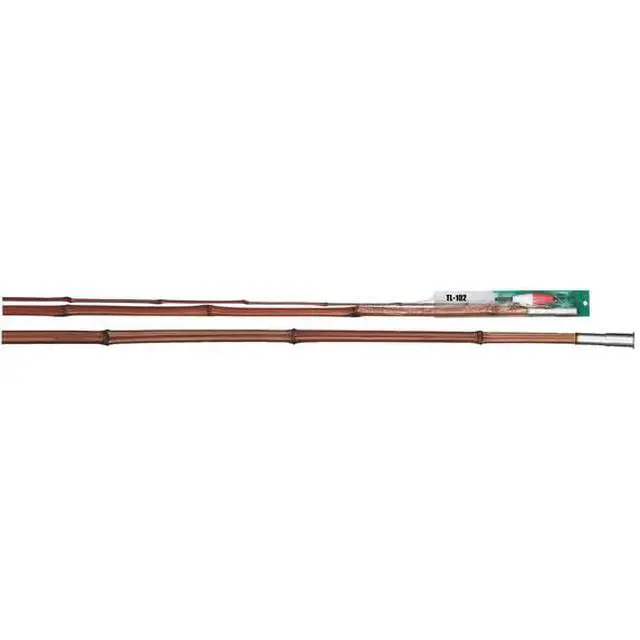 Alt view image 2 of 3 - 10 Ft 2Piece SlipJointed Bamboo Fishing Pole, Complete Kit with Line Hook Float & Sinker