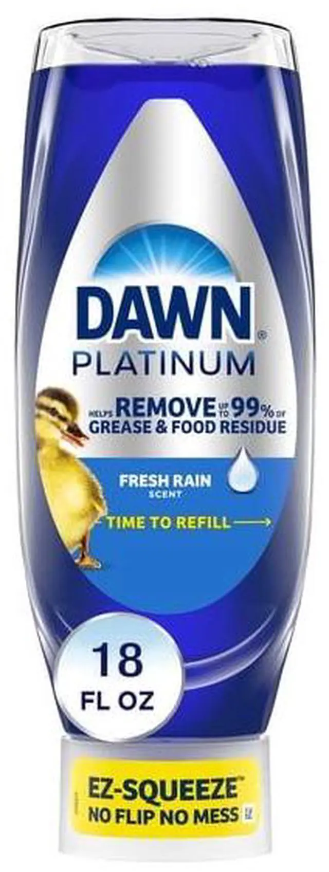 Alt view image 3 of 4 - EZSqueeze Liquid Dish Soap, Refreshing Rain Scent, NoFlip MessFree Bottle for Fast Grease Cleaning