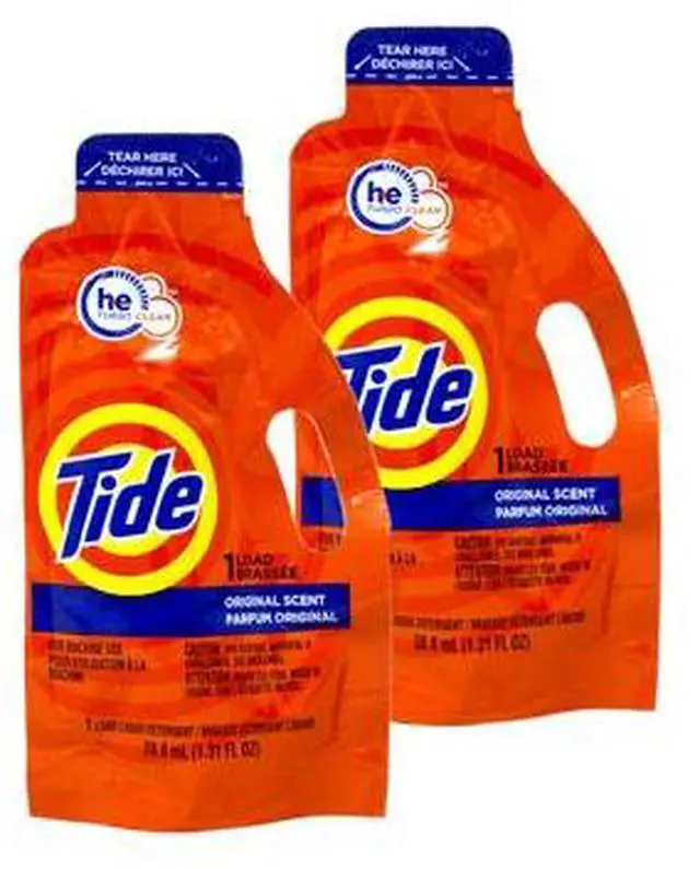 Alt view image 2 of 5 - 2X Ultra Concentrated Travel Laundry Detergent Packets, Original Scent, AirlineCompliant for 2 Total Loads