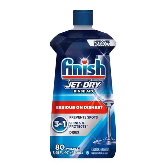 Alt view image 4 of 5 - JetDry Dishwasher Rinse Aid, 5X Power Actions for SpotFree Shiny Dishes & Improved Drying Performance