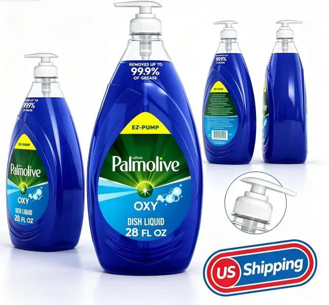 Main image of Ultra Oxy Liquid Dish Soap 28 fl oz EZPump Bottle, +50% Foaming Action Removes Grease & Food Residue