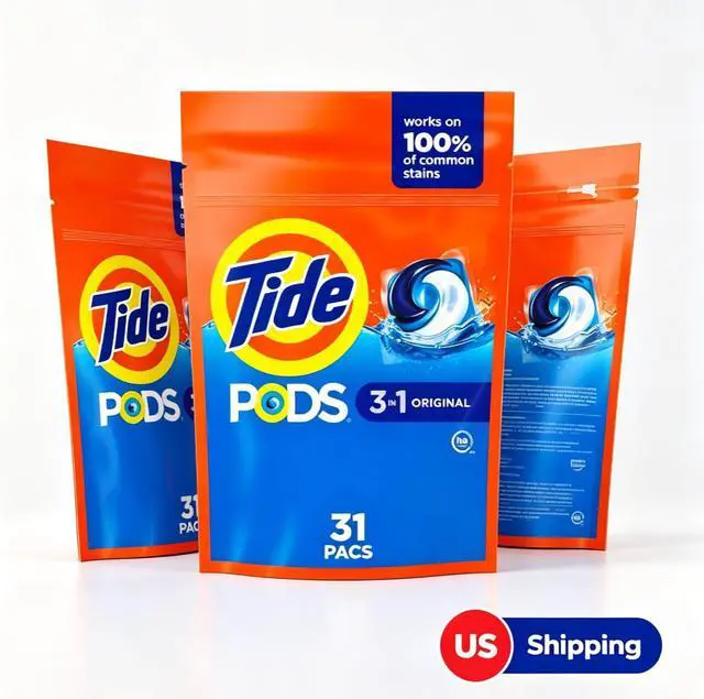 Main image of Original Scent Laundry Detergent PODs 31Count, 3in1 Formula Works Powerfully Even In Cold Water