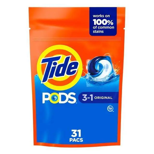 Alt view image 5 of 5 - Original Scent Laundry Detergent PODs 31Count, 3in1 Formula Works Powerfully Even In Cold Water