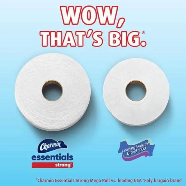 Alt view image 3 of 4 - 1Ply HighStrength Bathroom Tissue, LongLasting Mega Rolls Balances Durability and BudgetFriendly Value