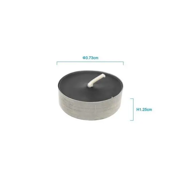 Alt view image 3 of 4 - 25Count Unscented Tealight Candles, Palm Wax Cotton Wicks, 3Hour Burn Time for Indoor & Outdoor Lighting