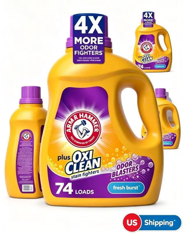 Main image of DermatologistTested Stain & Odor Removing Detergent, Compatible With HE and Conventional Washing Machines