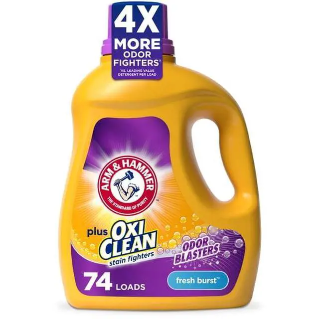 Alt view image 2 of 5 - DermatologistTested Stain & Odor Removing Detergent, Compatible With HE and Conventional Washing Machines