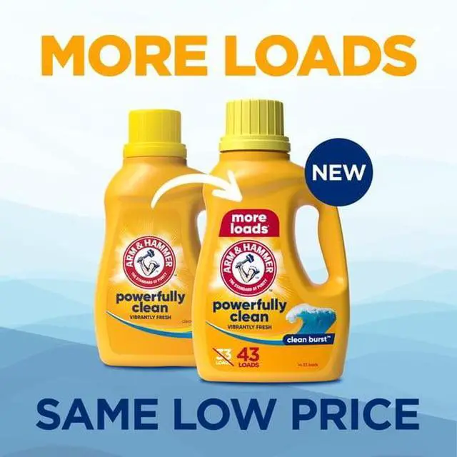 Alt view image 3 of 5 - Concentrated Scented Washing Detergent, Targets Dirt & Odors for Light, Dark and Colored Fabrics Household Laundry