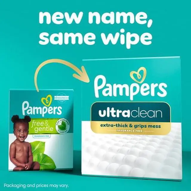 Alt view image 4 of 5 - Hypoallergenic Unscented Baby Wipes 156Count, 5X Stronger 100% PlantBased Fibers, pHBalanced for Delicate Skin