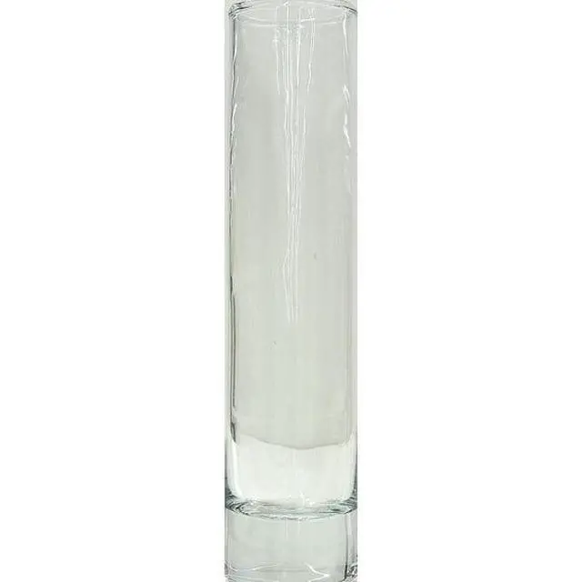 Alt view image 2 of 5 - Clear Glass Cylinder Bud Vase 7.5 Inch, LeadFree Glass, Modern Minimalist Decor Vase for Flowers and Floating Candles