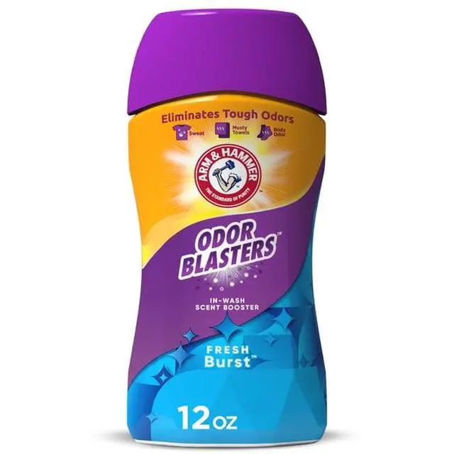 Alt view image 4 of 5 - OdorBlasters InWash Scent Booster Crystals 12 oz, Fresh Burst Scent, Neutralizes Sweat & Musty Fabric Odors