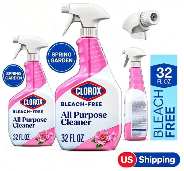 Main image of AllPurpose Cleaning Spray, Spring Garden Scent, BleachFree Formula Cuts Grease & Grime for Kitchen and Bathroom Surfaces