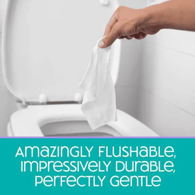 Alt view image 2 of 4 - DermatologistTested Flushable Personal Wipes, AlcoholFree & ParabenFree, Gentle Refreshing Clean for Daily Hygiene