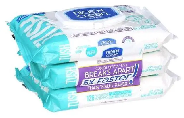 Main image of DermatologistTested Flushable Personal Wipes, AlcoholFree & ParabenFree, Gentle Refreshing Clean for Daily Hygiene