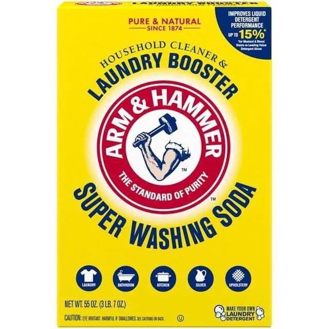 Alt view image 5 of 5 - Natural LaundryBoosting Washing Soda, Enhances Detergent Performance, Indoor & Outdoor MultiSurface Cleaning Powder
