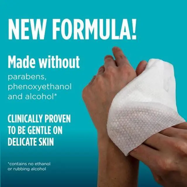 Alt view image 4 of 5 - ClinicallyGentle Body Cleansing Wipes 12×8 In, PressOpen Lid, AlcoholFree Disposable Washcloths for Daily Personal Hygiene
