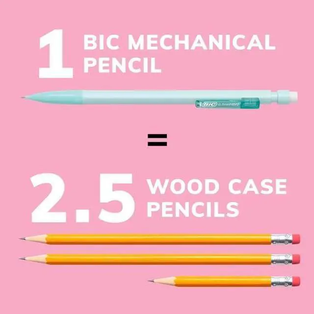 Alt view image 3 of 6 - XtraSmooth Pastel Mechanical Pencils 24Count, 0.7mm No.2 Lead, ClickAdvance Pencils for SchoolStudent Daily Writing