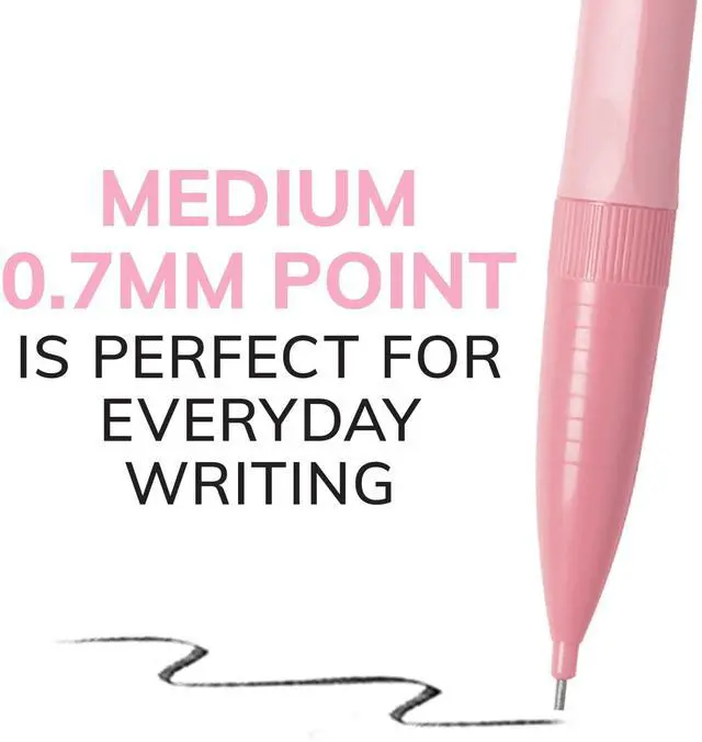 Alt view image 4 of 6 - XtraSmooth Pastel Mechanical Pencils 24Count, 0.7mm No.2 Lead, ClickAdvance Pencils for SchoolStudent Daily Writing