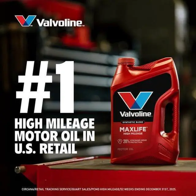Main image of 5W30 SyntheticBlend HighMileage Engine Oil, Reduces Oil LeaksConsumption, Improves Fuel Economy for Aging Automobile Engines