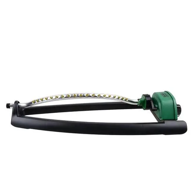 Alt view image 3 of 6 - Oscillating Lawn Sprinkler, Up To 3700 sqft Coverage, Adjustable Flow Knob, Stable PolymerSled Base for Lawn Garden FlowerBed Watering