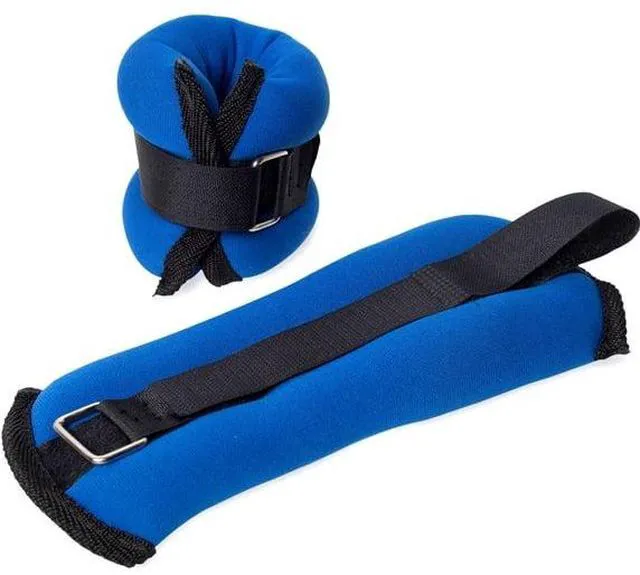 Alt view image 3 of 4 - Adjustable Ankle Wrist Weights 1Lb Each, Comfortable Neoprene Fitness Weights To Add Resistance For Cardio And MuscleToning Workouts