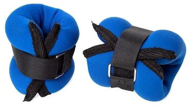 Alt view image 2 of 4 - Adjustable Ankle Wrist Weights 1Lb Each, Comfortable Neoprene Fitness Weights To Add Resistance For Cardio And MuscleToning Workouts