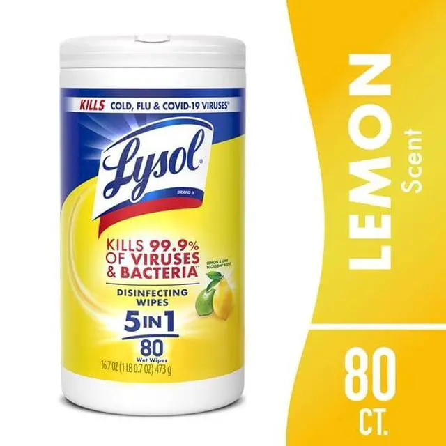 Alt view image 2 of 4 - LemonLimeBlossom Scent PreMoistened Disinfecting Wipes, 3X Stronger, BleachAmmoniaFree For MultiSurface GermRemoval Cleaning