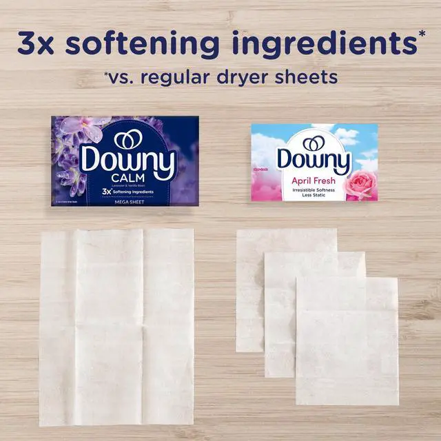 Alt view image 5 of 6 - Calming Scent Mega DryerSheet Multipack, Enhanced Softening Formula, Reduces Static, Infuses Fabrics With LavenderVanillaBean Fragrance