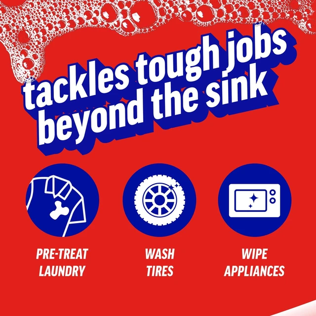 Alt view image 4 of 7 - HeavyDuty Foaming DishSoap, Fights StuckOn GreaseBakedOn FoodStains, OdorFighting Fresh Fragrance For HouseholdKitchenCleaning
