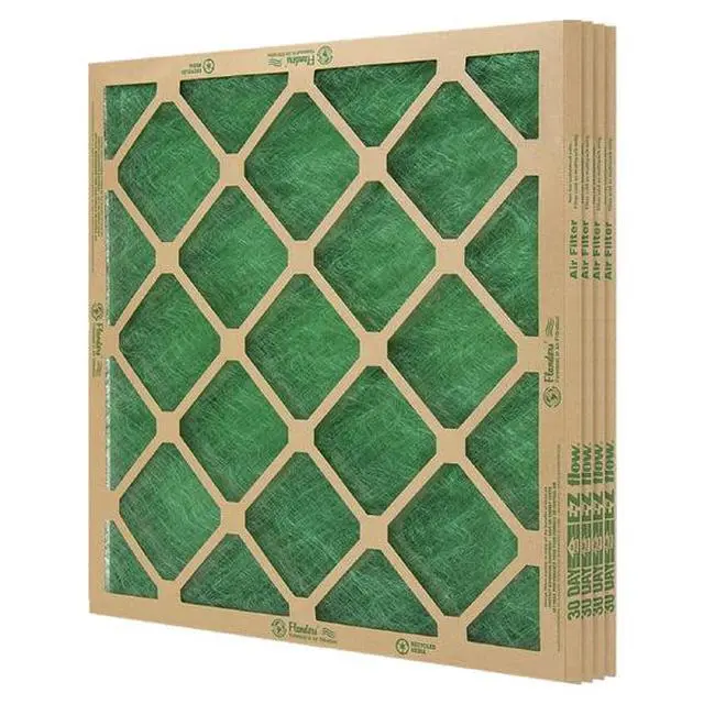 Alt view image 5 of 5 - 4Pack Nested Glass HVAC Air Filter 16×25×1 Inch, Continuous Filament SpunGlass Media, 30Day Service Life For FurnaceAirConditioner