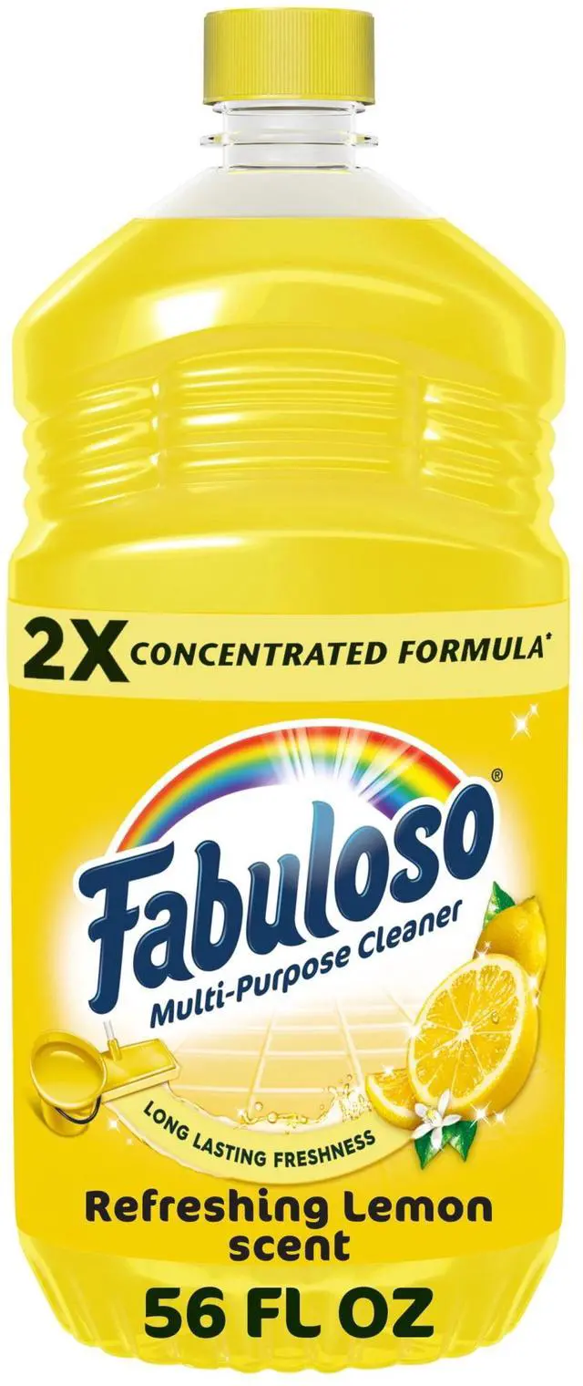 Main image of Fabuloso 2X Concentrated All Purpose Cleaner, Refreshing Lemon Scent, MultiSurface Household Cleaning Liquid
