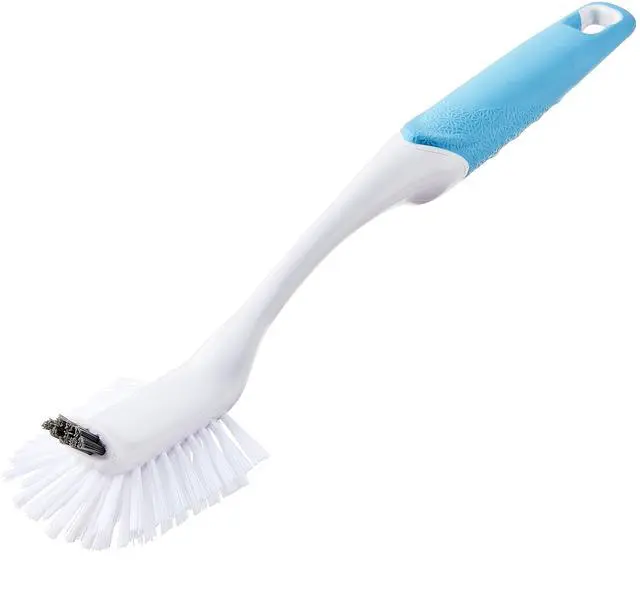 Main image of Great Value AllPurpose Kitchen Brush, Nylon Bristles Dish Scrub Brush, 25% PostConsumer Recycled Plastic, DishwasherSafe