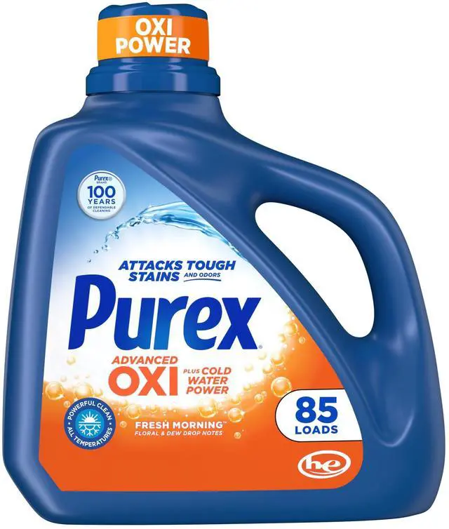 Main image of 128oz Purex Advanced Oxi OdorFighting Liquid Detergent, LongLasting Freshness, Works in All Water Temperatures & Washing Machines
