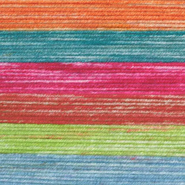 Alt view image 4 of 5 - Lion Brand Yarn Mandala Ombre Happy Cake, 100% Acrylic Medium Worsted Weight Yarn, 344 Yards MultiColor Gradient Cake Yarn for Knitting & Crochet
