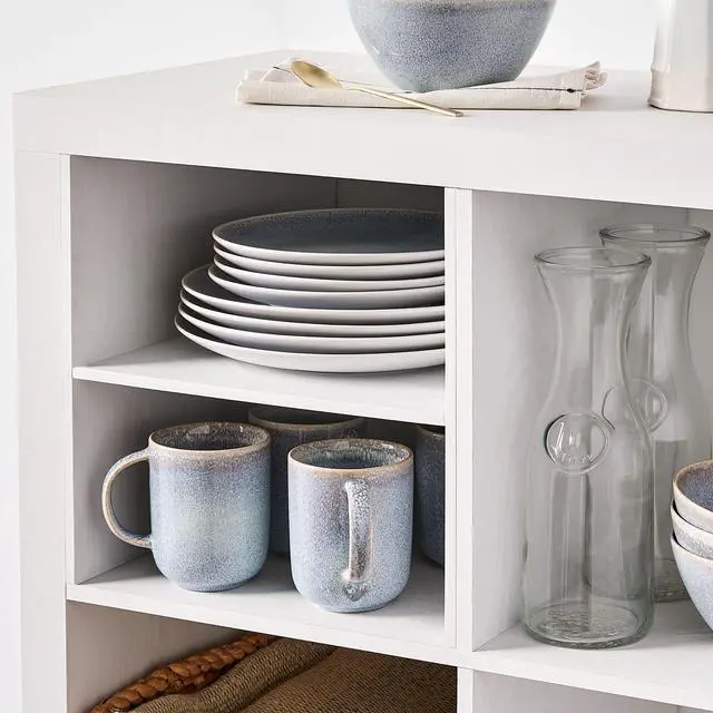 Alt view image 6 of 7 - Better Homes & Gardens H Shelf Cube Organizer Insert, ParticleBoard Cube Divider, Vertical / Horizontal Installation for Better Homes & Gardens Cube Storage Units