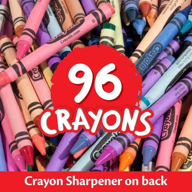 Alt view image 6 of 7 - Crayola Crayon Set, 96 Ct, Classroom Must Haves, Back School Supplies for Teachers and Students, Coloring Gift for Kids, Ages 4+