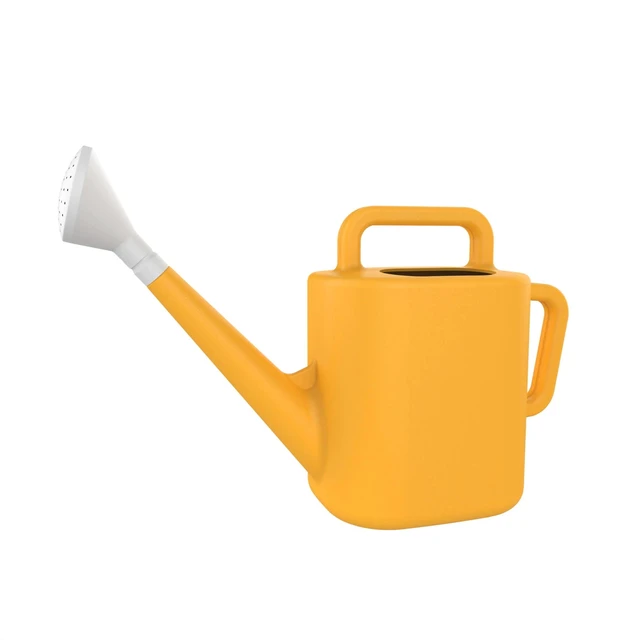 Alt view image 3 of 6 - Expert Gardener 2 gal. Resin Watering Can, Daisy Yellow