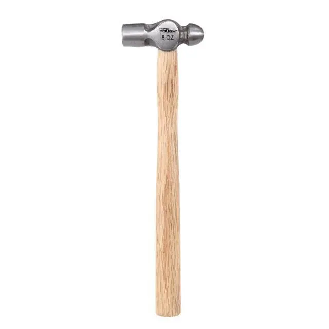 Alt view image 5 of 6 - Hyper Tough 8 Ounce Ball Peen Wood Handled Hammer 4C25252D