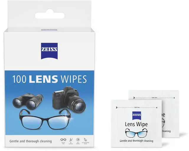 Alt view image 7 of 7 - ZEISS Gentle and Thorough Cleaning Eyeglass Lens Cleaner Wipes, 100 Count