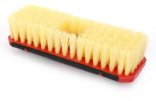 Alt view image 6 of 6 - HeavyDuty Scrub Brush by Hyper Tough, 7" × 2.75", NonSlip Handle, Threaded Socket for Extension Pole, for Tile, Concrete and CounterTop Cleaning