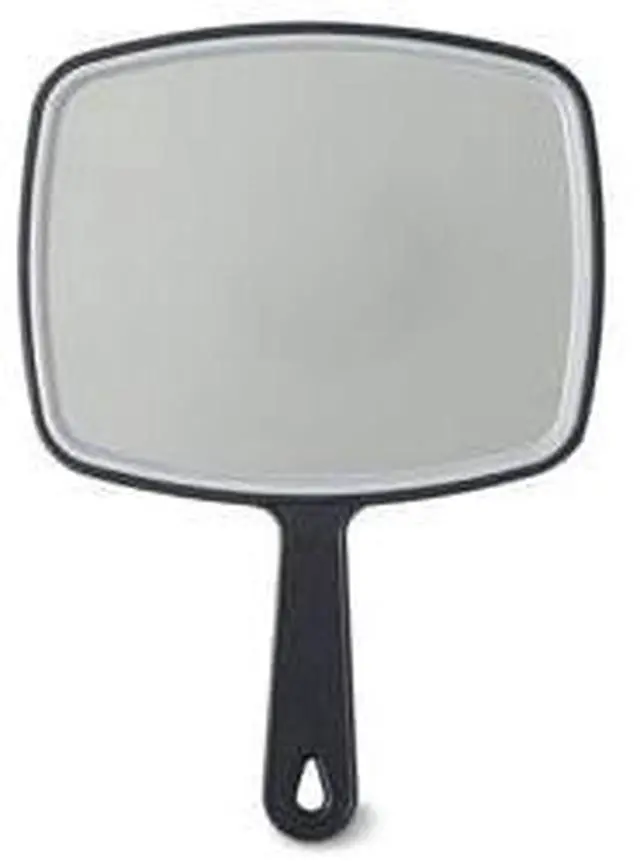 Alt view image 3 of 4 - Equate Medium Hand Mirror, Standard Magnification, Portable Square Mirror for Cosmetic Application & Hair Grooming, Holiday Gift / Stocking Stuffer