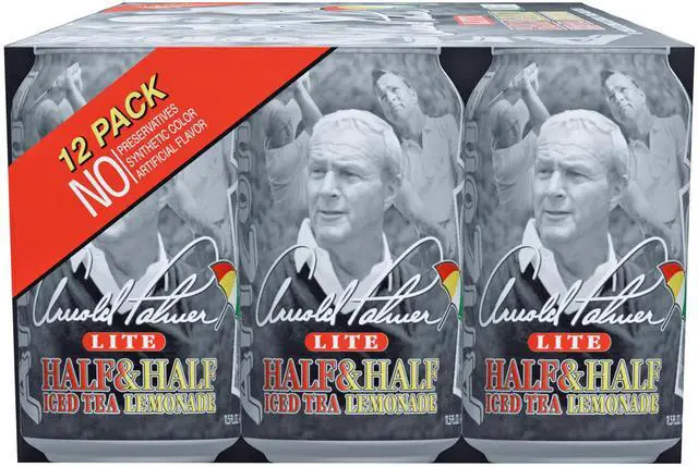 Alt view image 5 of 6 - AriZona Arnold Palmer Lite Half & Half Iced Tea Lemonade - 11.5 fl oz (pack of 12)