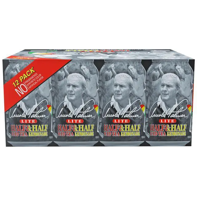 Alt view image 3 of 6 - AriZona Arnold Palmer Lite Half & Half Iced Tea Lemonade - 11.5 fl oz (pack of 12)