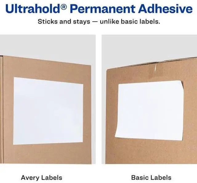 Alt view image 5 of 5 - 100Count Avery Shipping Labels, 2×4 Inch, Free Avery Templates Available, for HighVolume Shipping, Mailing, DIY Crafts and Gift Tag Projects