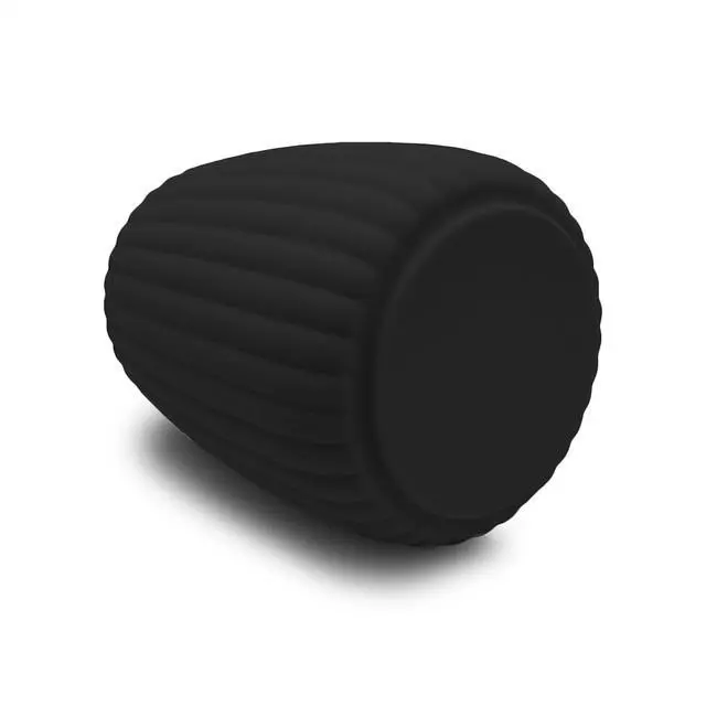 Alt view image 3 of 6 - Mainstays Rubberized Plastic Ribbed Toothbrush Holder, Black
