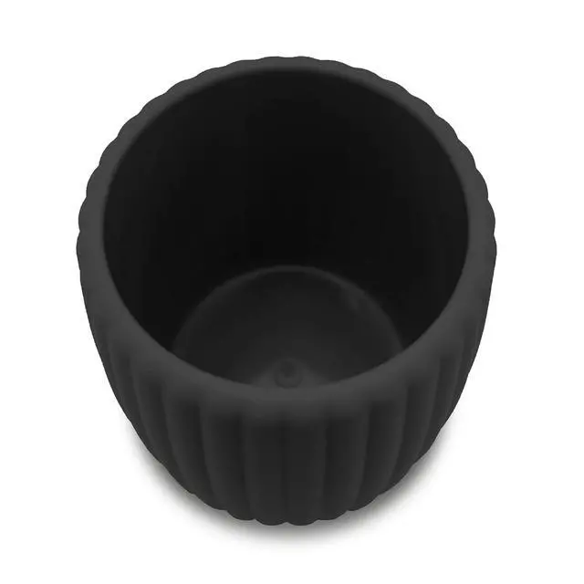 Alt view image 5 of 6 - Mainstays Rubberized Plastic Ribbed Toothbrush Holder, Black