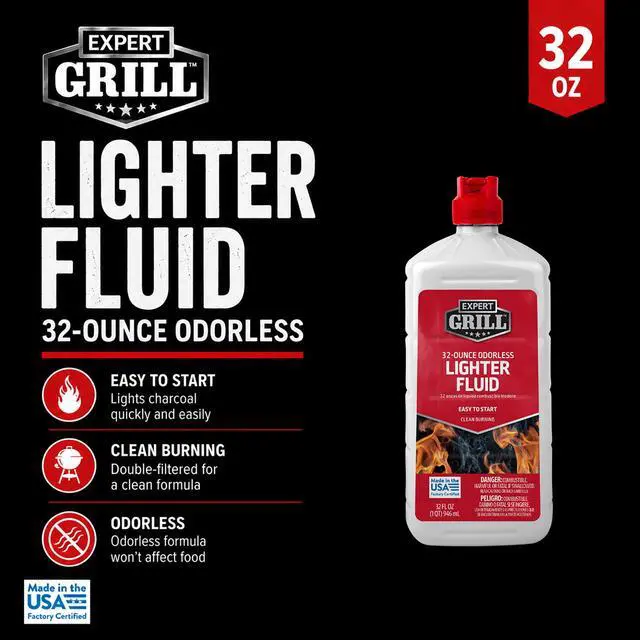 Alt view image 2 of 6 - Expert Grill Charcoal Lighter Fluid, 32 oz